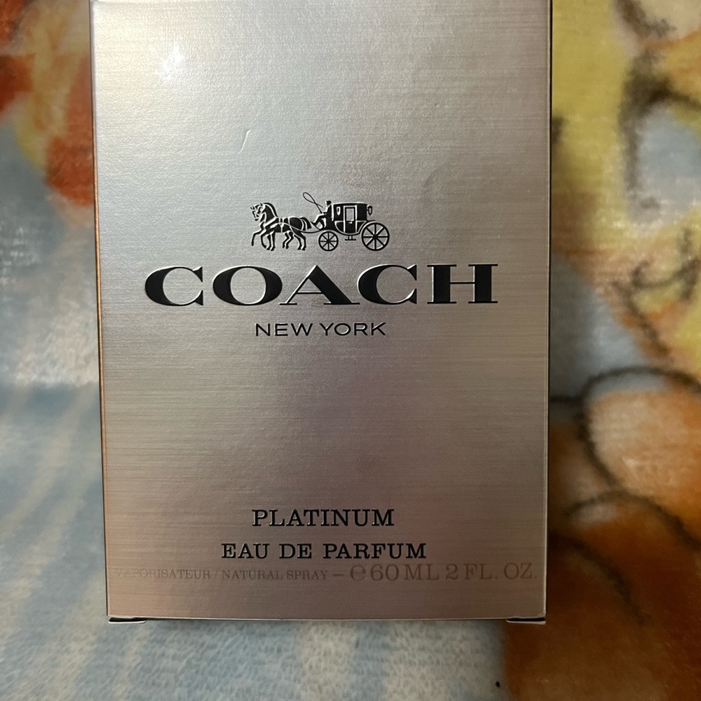 Coach perfume for men open box never used never used just box is open